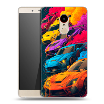 Силиконовый чехол на ZTE Nubia Z11 Max с принтом Тачки