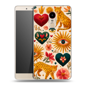 Силиконовый чехол на ZTE Nubia Z11 Max с принтом Модный принт