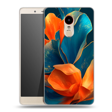 Силиконовый чехол на ZTE Nubia Z11 Max с принтом Цветы