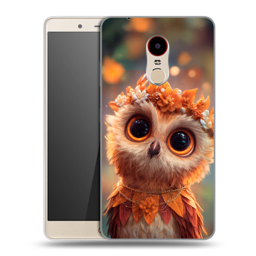 Силиконовый чехол на ZTE Nubia Z11 Max с принтом Милая сова