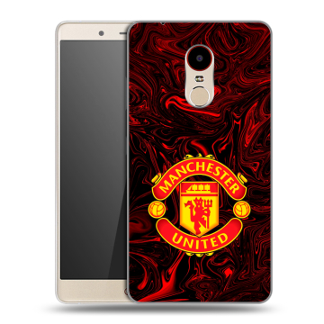 Силиконовый чехол на ZTE Nubia Z11 Max с принтом Manchester United