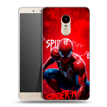 Силиконовый чехол на ZTE Nubia Z11 Max с принтом Spiderman Человек паук Силиконовый чехол на ZTE Nubia Z11 Max с принтом Spiderman Человек паук