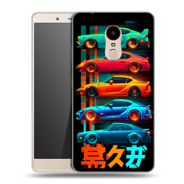 Силиконовый чехол на ZTE Nubia Z11 Max с принтом машины тачки