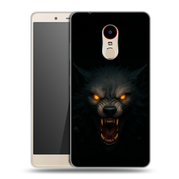 Силиконовый чехол на ZTE Nubia Z11 Max с принтом Волк