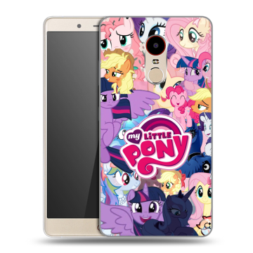 Силиконовый чехол на ZTE Nubia Z11 Max с принтом My little pony Дружба чудо