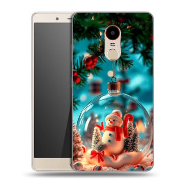Силиконовый чехол на ZTE Nubia Z11 Max с принтом Новый год