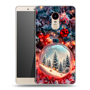 Силиконовый чехол на ZTE Nubia Z11 Max с принтом Новый год