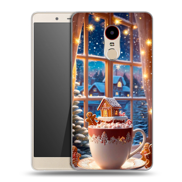 Силиконовый чехол на ZTE Nubia Z11 Max с принтом Новый год