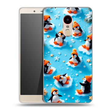 Силиконовый чехол на ZTE Nubia Z11 Max с принтом Новый год