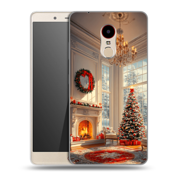 Силиконовый чехол на ZTE Nubia Z11 Max с принтом Новый год