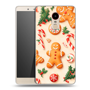 Силиконовый чехол на ZTE Nubia Z11 Max с принтом Новый год