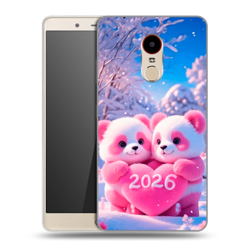 Силиконовый чехол на ZTE Nubia Z11 Max с принтом Новый год