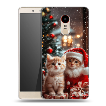 Силиконовый чехол на ZTE Nubia Z11 Max с принтом Новый год