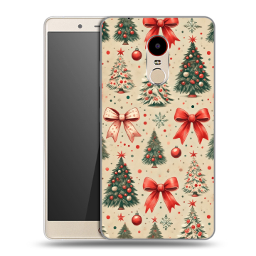 Силиконовый чехол на ZTE Nubia Z11 Max с принтом Новый год