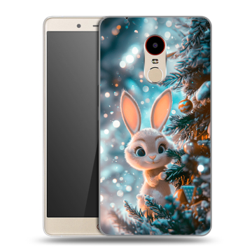 Силиконовый чехол на ZTE Nubia Z11 Max с принтом Новый год