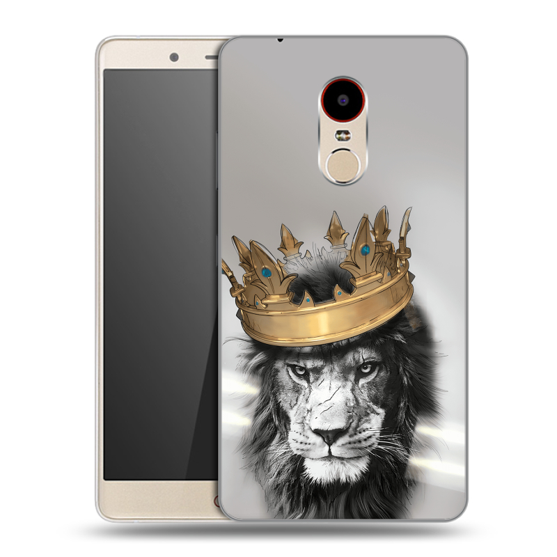 Пластиковый чехол на ZTE Nubia Z11 Max с принтом Лев с короной Пластиковый чехол на ZTE Nubia Z11 Max с принтом Лев с короной
