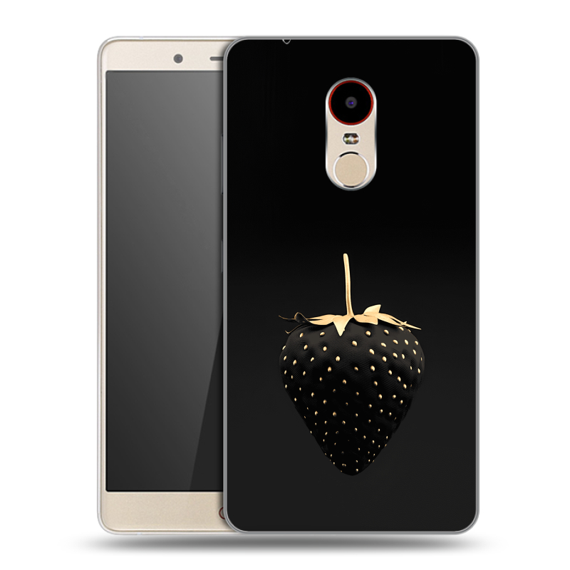 Силиконовый чехол на ZTE Nubia Z11 Max с принтом Черная клубника Силиконовый чехол на ZTE Nubia Z11 Max с принтом Черная клубника