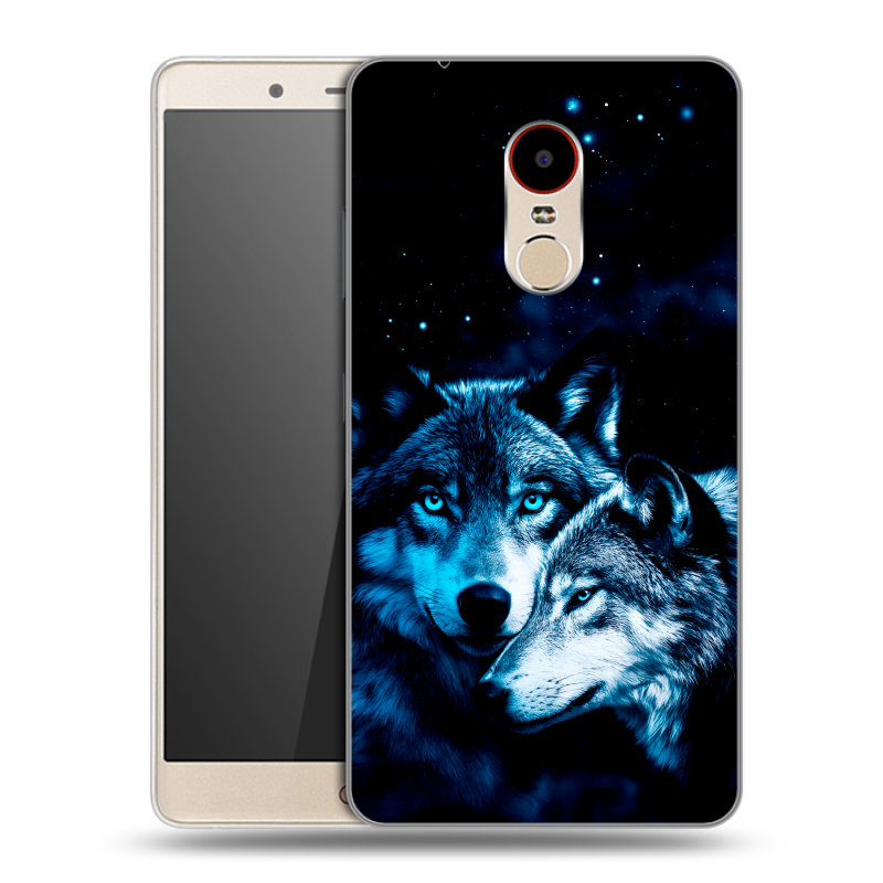 Пластиковый чехол на ZTE Nubia Z11 Max с принтом Волки Пластиковый чехол на ZTE Nubia Z11 Max с принтом Волки