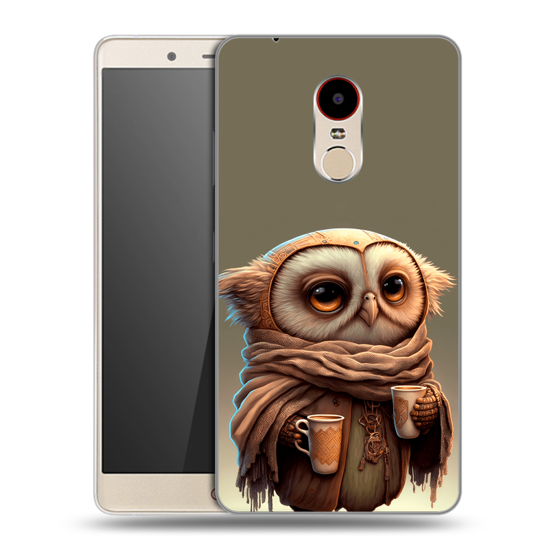 Силиконовый чехол на ZTE Nubia Z11 Max с принтом Сова Силиконовый чехол на ZTE Nubia Z11 Max с принтом Сова