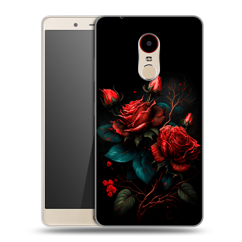 Пластиковый чехол на ZTE Nubia Z11 Max с принтом Розы красные Пластиковый чехол на ZTE Nubia Z11 Max с принтом Розы красные