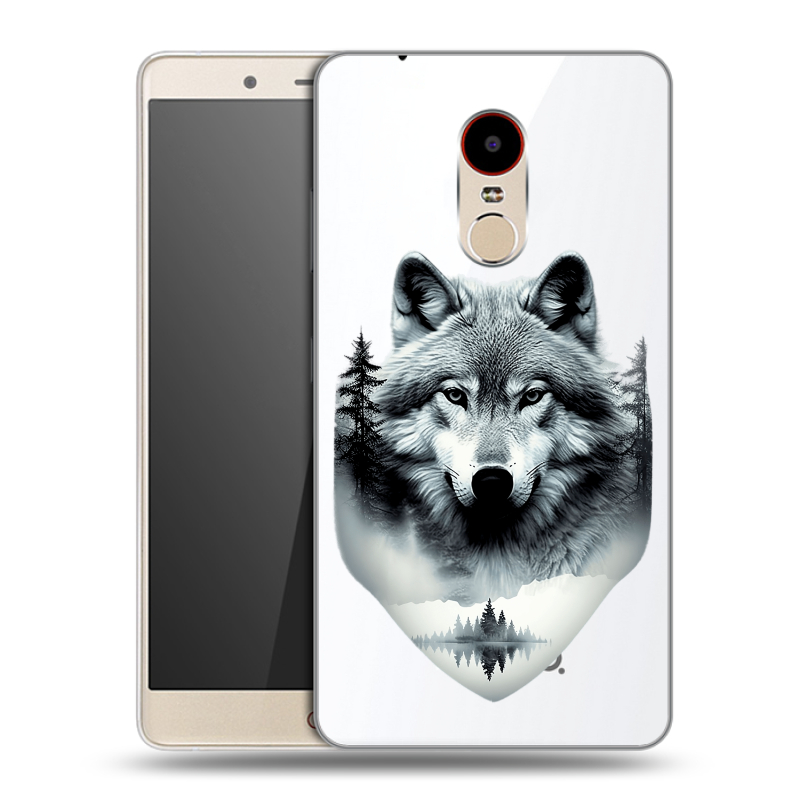 Пластиковый чехол на ZTE Nubia Z11 Max с принтом Волк в лесу Пластиковый чехол на ZTE Nubia Z11 Max с принтом Волк в лесу