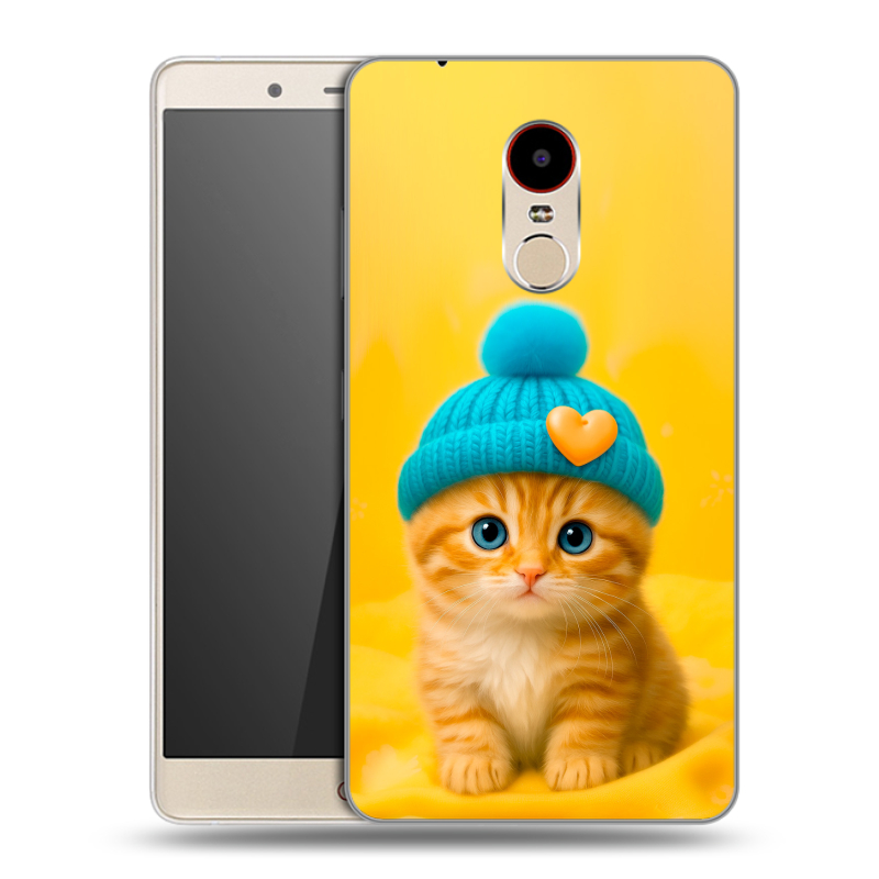 Пластиковый чехол на ZTE Nubia Z11 Max с принтом Котенок в шапке Пластиковый чехол на ZTE Nubia Z11 Max с принтом Котенок в шапке