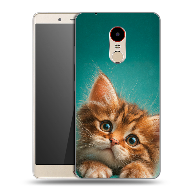 Пластиковый чехол на ZTE Nubia Z11 Max с принтом котенок Пластиковый чехол на ZTE Nubia Z11 Max с принтом котенок