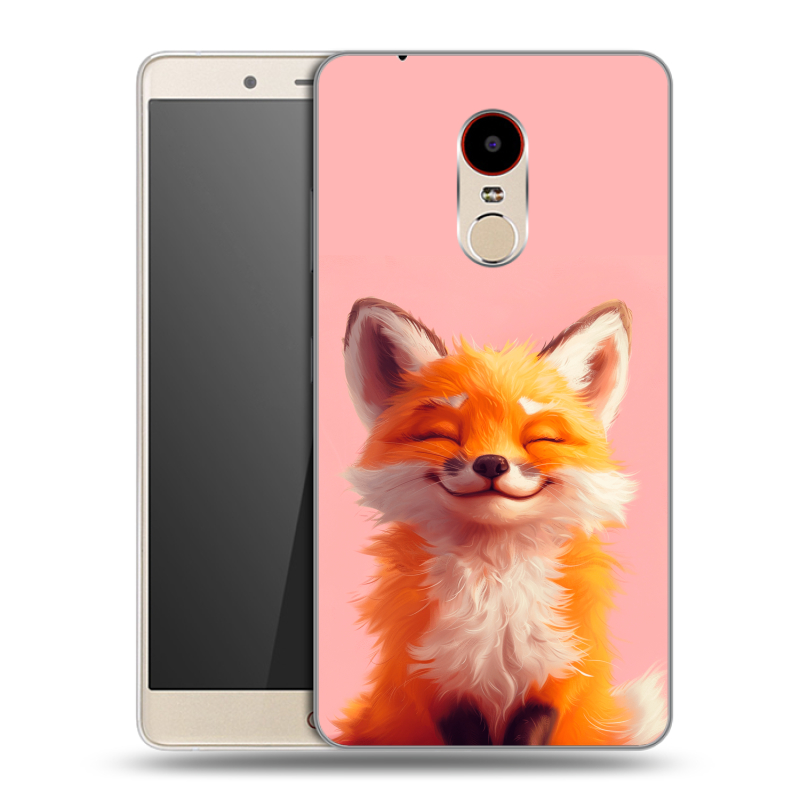 Пластиковый чехол на ZTE Nubia Z11 Max с принтом милая лиса Пластиковый чехол на ZTE Nubia Z11 Max с принтом милая лиса