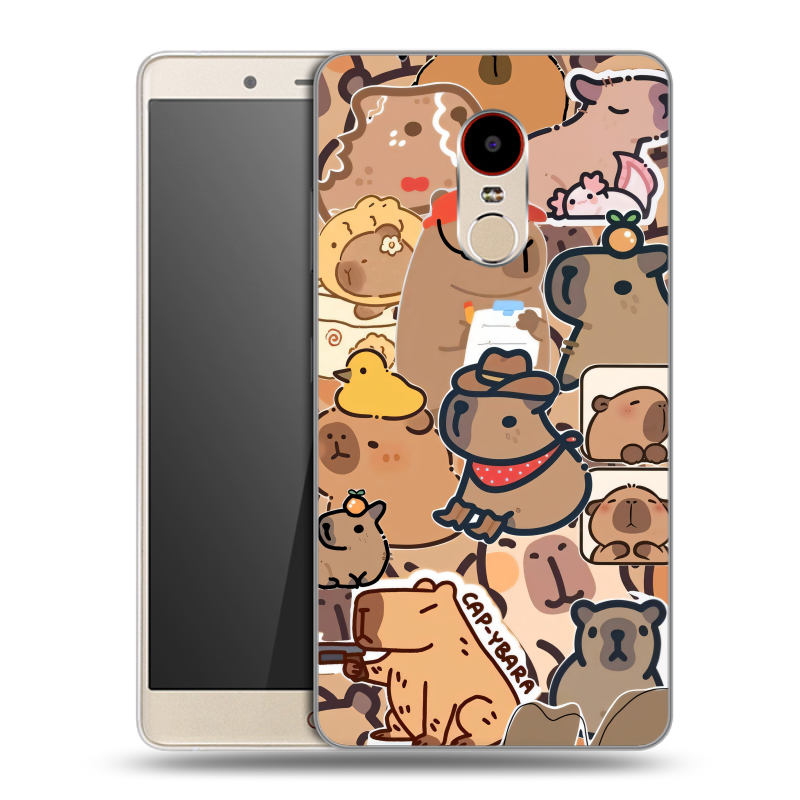 Пластиковый чехол на ZTE Nubia Z11 Max с принтом капибара Пластиковый чехол на ZTE Nubia Z11 Max с принтом капибара
