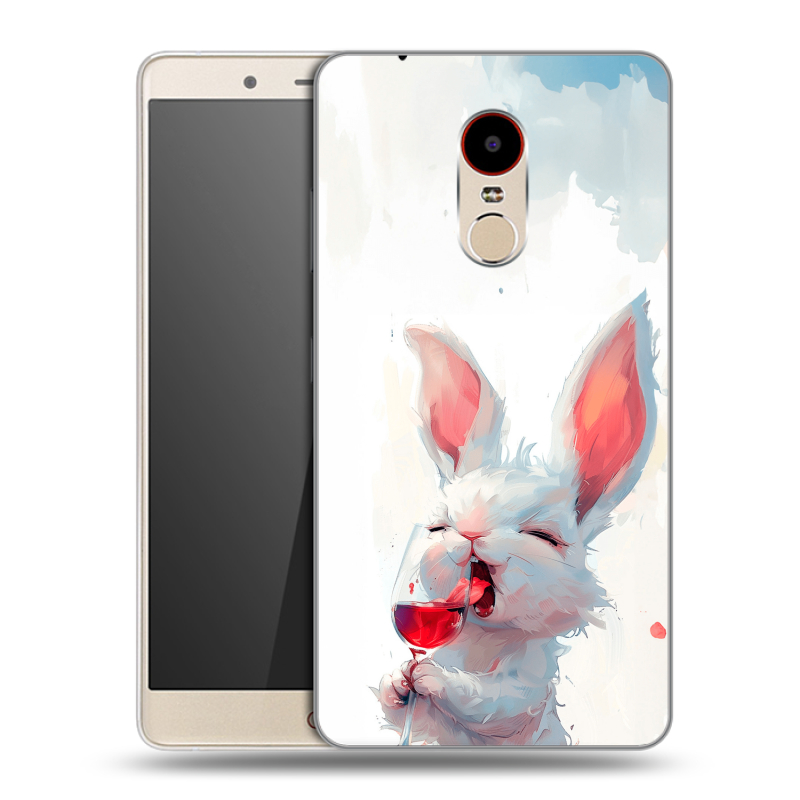Силиконовый чехол на ZTE Nubia Z11 Max с принтом кролик зайчик Силиконовый чехол на ZTE Nubia Z11 Max с принтом кролик зайчик