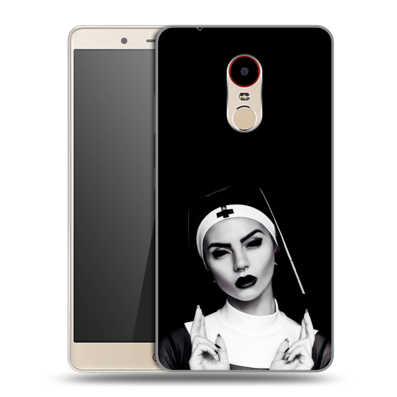 Пластиковый чехол на ZTE Nubia Z11 Max с принтом монашка Пластиковый чехол на ZTE Nubia Z11 Max с принтом монашка