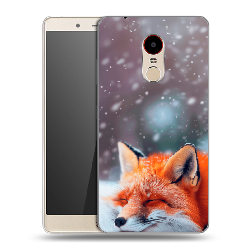 Пластиковый чехол на ZTE Nubia Z11 Max с принтом лиса Пластиковый чехол на ZTE Nubia Z11 Max с принтом лиса