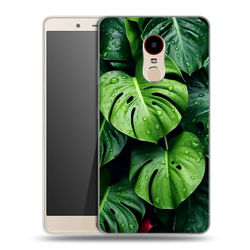 Силиконовый чехол на ZTE Nubia Z11 Max с принтом Листья Силиконовый чехол на ZTE Nubia Z11 Max с принтом Листья