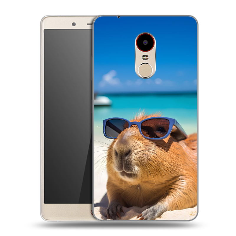 Пластиковый чехол на ZTE Nubia Z11 Max с принтом Капибара Пластиковый чехол на ZTE Nubia Z11 Max с принтом Капибара