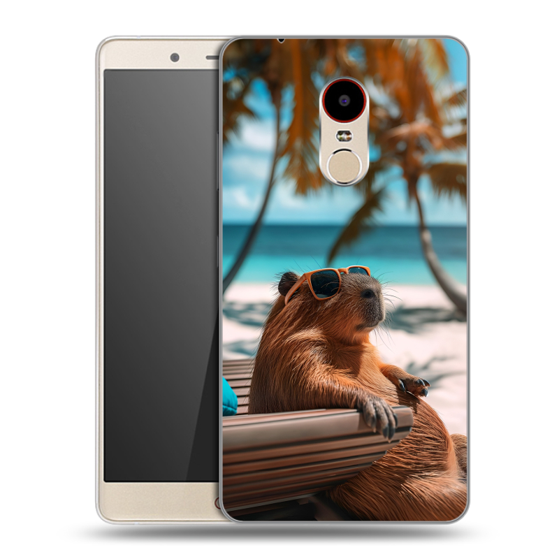 Пластиковый чехол на ZTE Nubia Z11 Max с принтом Капибара Пластиковый чехол на ZTE Nubia Z11 Max с принтом Капибара