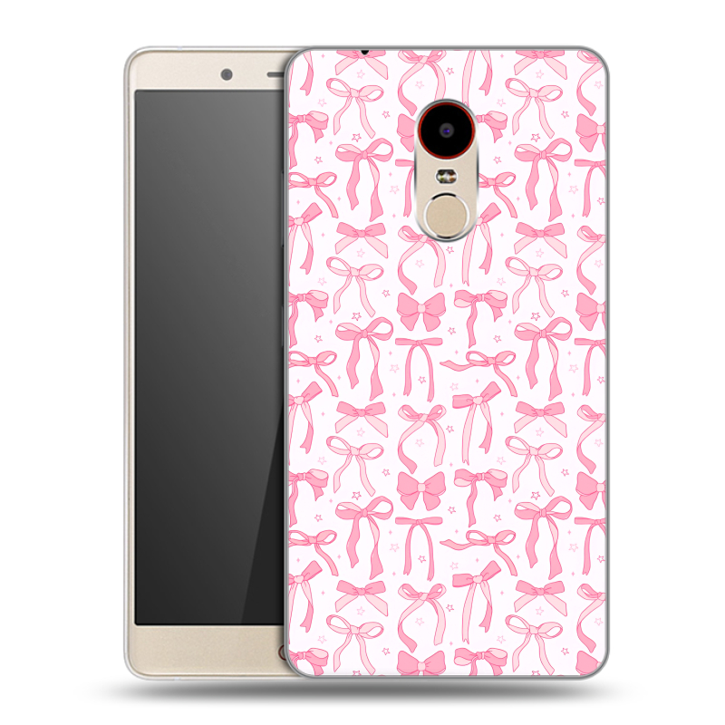 Пластиковый чехол на ZTE Nubia Z11 Max с принтом Розовые бантики Пластиковый чехол на ZTE Nubia Z11 Max с принтом Розовые бантики