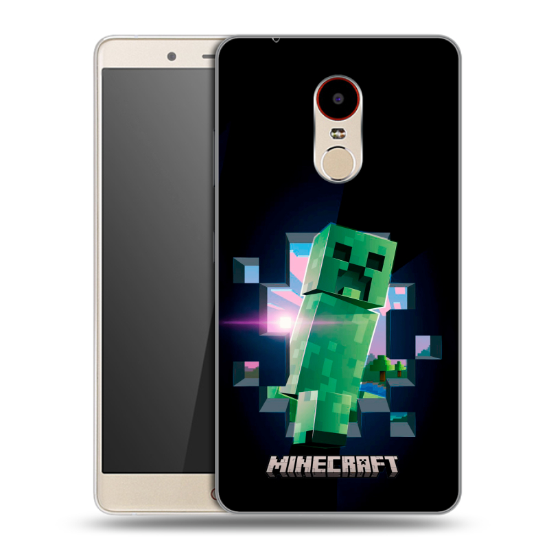 Силиконовый чехол на ZTE Nubia Z11 Max с принтом Майнкрафт Minecraft Силиконовый чехол на ZTE Nubia Z11 Max с принтом Майнкрафт Minecraft