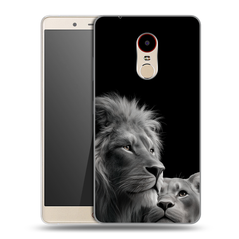 Силиконовый чехол на ZTE Nubia Z11 Max с принтом Лев кошки Силиконовый чехол на ZTE Nubia Z11 Max с принтом Лев кошки