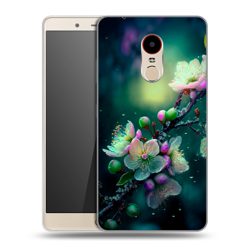 Пластиковый чехол на ZTE Nubia Z11 Max с принтом Цветы и мрамор Пластиковый чехол на ZTE Nubia Z11 Max с принтом Цветы и мрамор