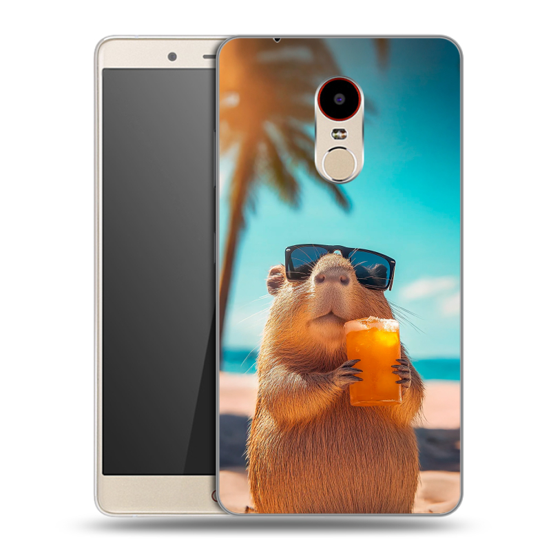 Силиконовый чехол на ZTE Nubia Z11 Max с принтом Капибара Силиконовый чехол на ZTE Nubia Z11 Max с принтом Капибара