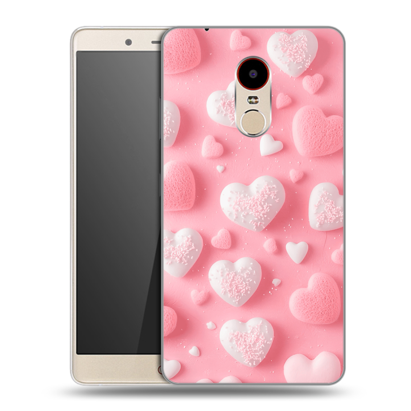 Пластиковый чехол на ZTE Nubia Z11 Max с принтом Сердечки Пластиковый чехол на ZTE Nubia Z11 Max с принтом Сердечки