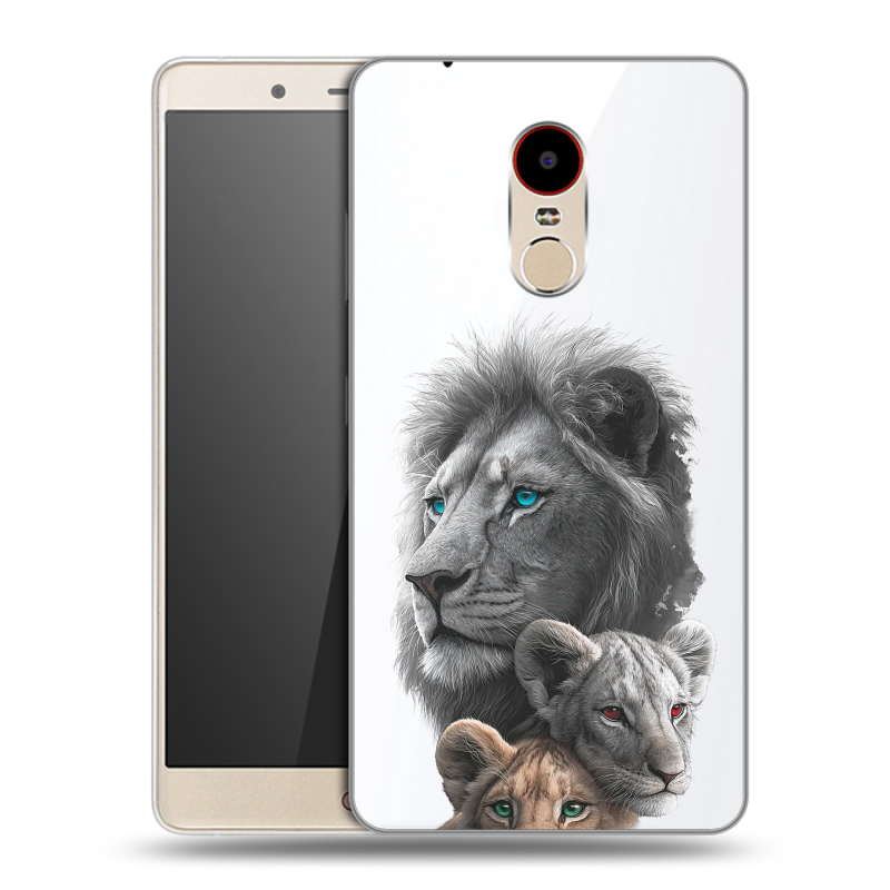 Пластиковый чехол на ZTE Nubia Z11 Max с принтом Львы Пластиковый чехол на ZTE Nubia Z11 Max с принтом Львы