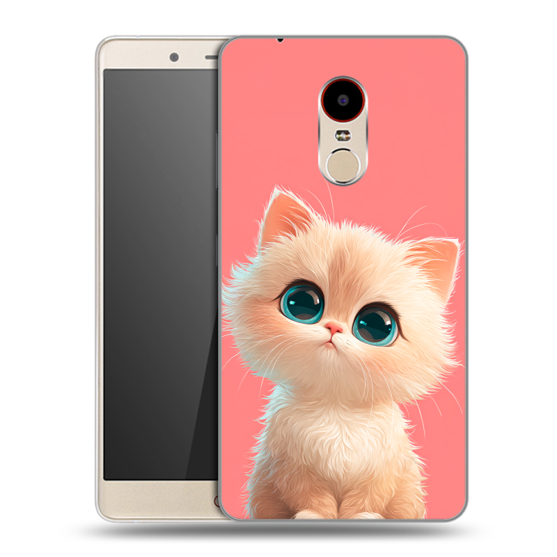 Пластиковый чехол на ZTE Nubia Z11 Max с принтом Розовый котенок Пластиковый чехол на ZTE Nubia Z11 Max с принтом Розовый котенок