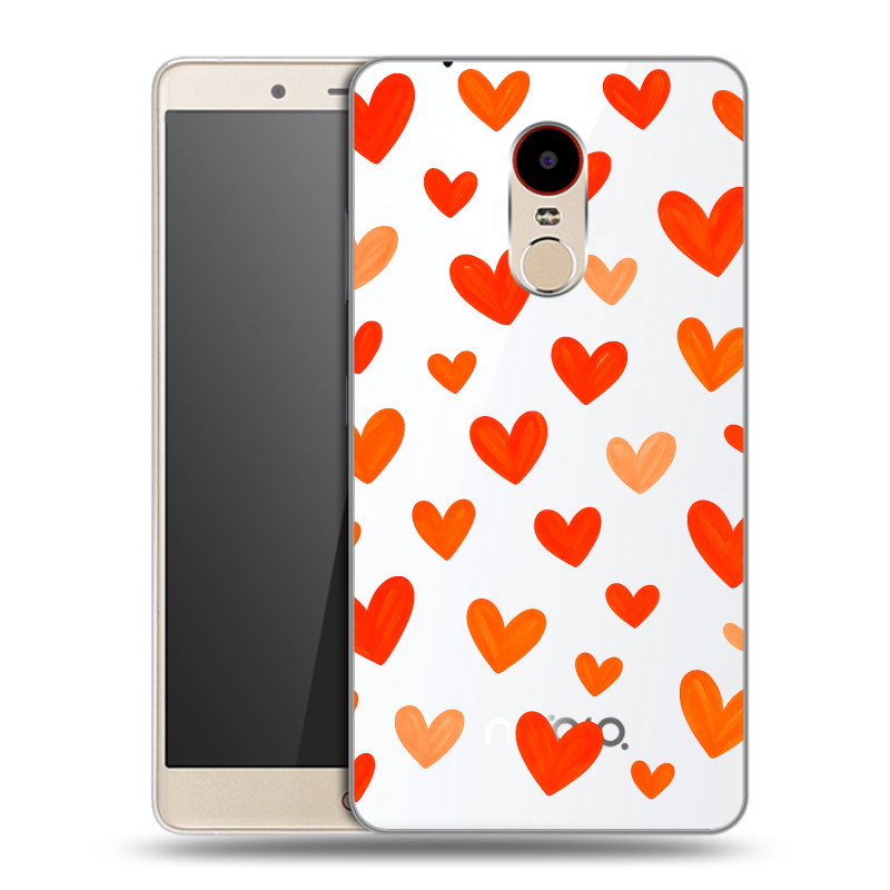 Пластиковый чехол на ZTE Nubia Z11 Max с принтом Сердечки Пластиковый чехол на ZTE Nubia Z11 Max с принтом Сердечки