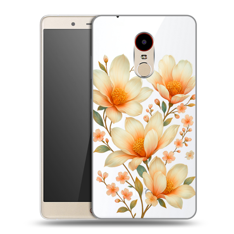 Пластиковый чехол на ZTE Nubia Z11 Max с принтом Цветы Пластиковый чехол на ZTE Nubia Z11 Max с принтом Цветы
