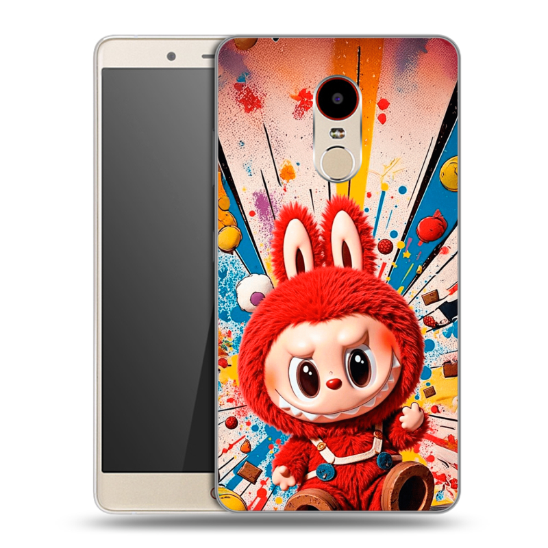 Пластиковый чехол на ZTE Nubia Z11 Max с принтом Labubu Лабубу Пластиковый чехол на ZTE Nubia Z11 Max с принтом Labubu Лабубу