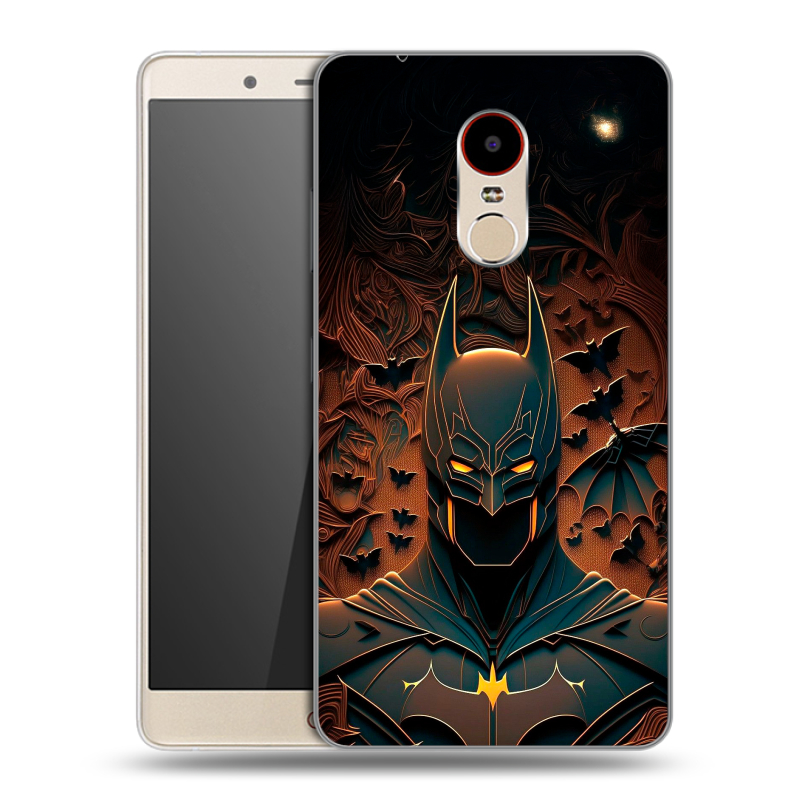 Силиконовый чехол на ZTE Nubia Z11 Max с принтом Batman Бэтмен Силиконовый чехол на ZTE Nubia Z11 Max с принтом Batman Бэтмен
