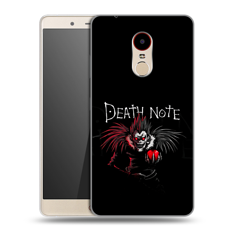Силиконовый чехол на ZTE Nubia Z11 Max с принтом Death note Тетрадь смерти Силиконовый чехол на ZTE Nubia Z11 Max с принтом Death note Тетрадь смерти