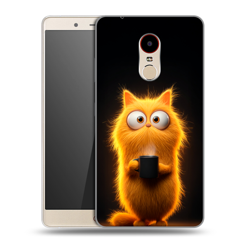 Пластиковый чехол на ZTE Nubia Z11 Max с принтом Смешной кот Пластиковый чехол на ZTE Nubia Z11 Max с принтом Смешной кот