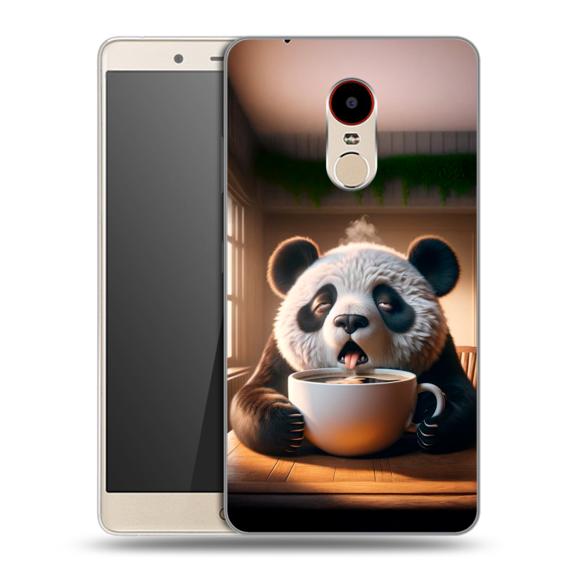 Пластиковый чехол на ZTE Nubia Z11 Max с принтом смешная панда Пластиковый чехол на ZTE Nubia Z11 Max с принтом смешная панда